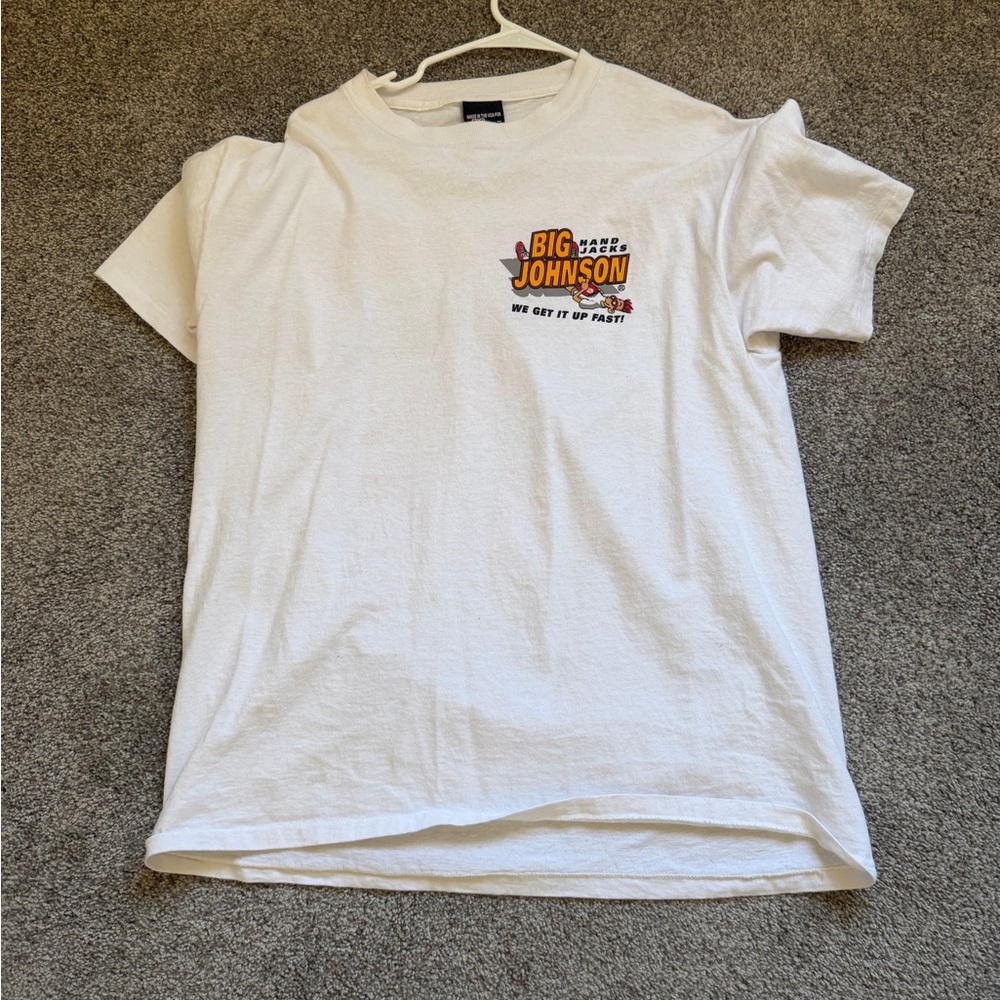 White Graphic Tee for Men